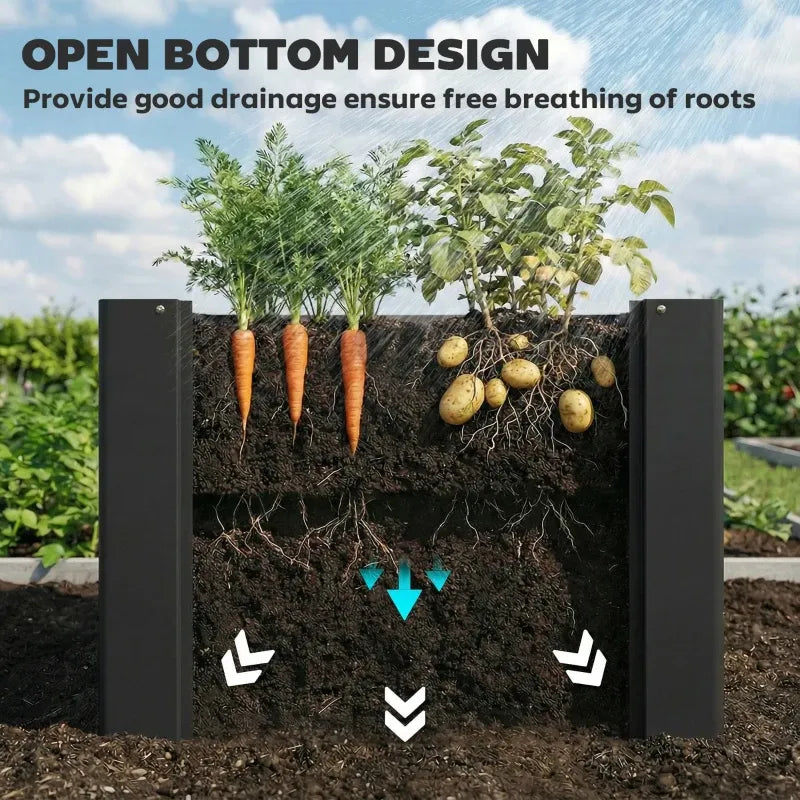 Patio Planter Box, Raised Garden Bed