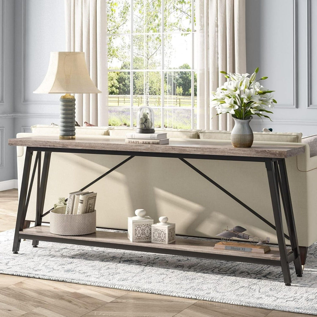 Sofa Table With Frame Extra Long Entryway Console