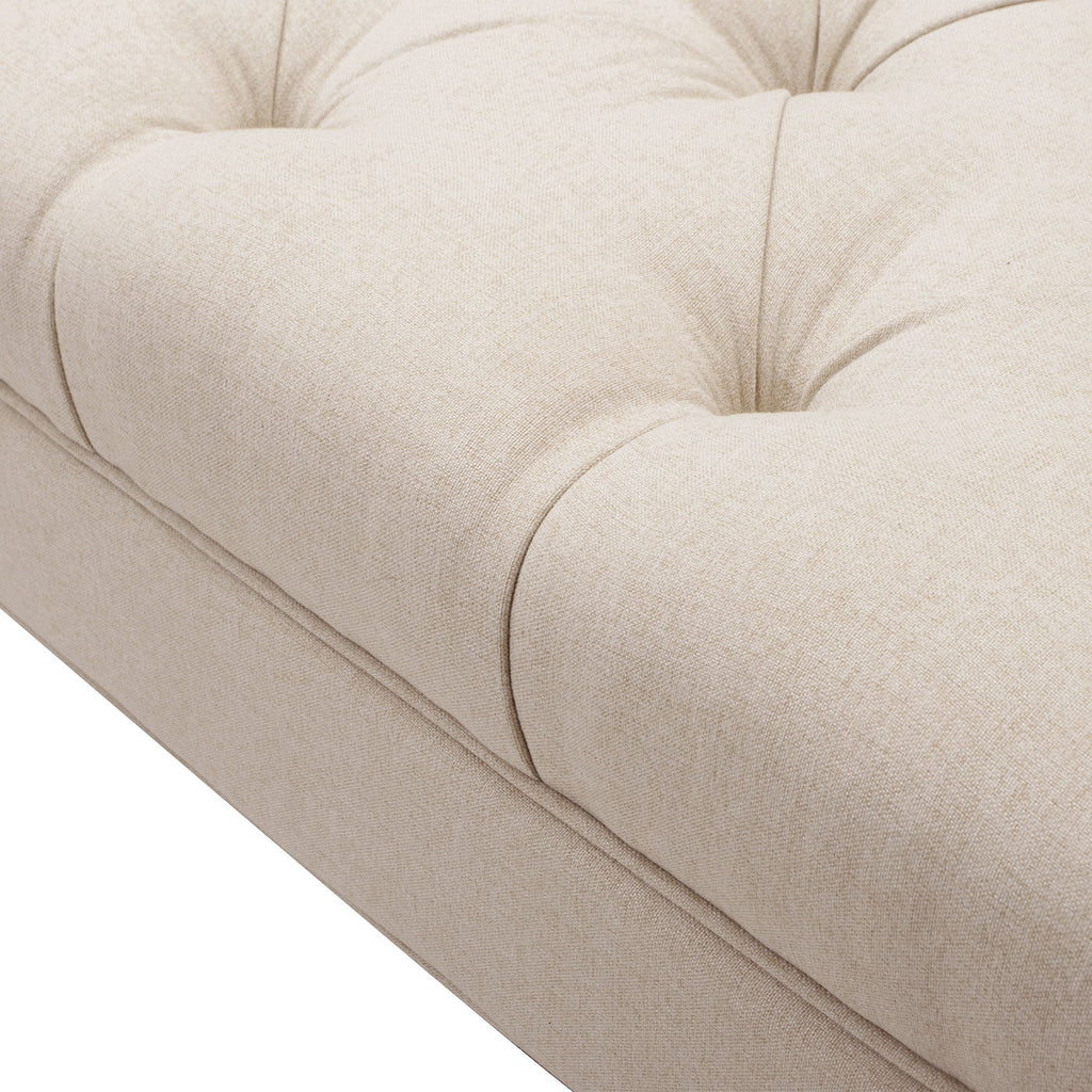 Alma - Tufted Flared Arm Entryway Bench