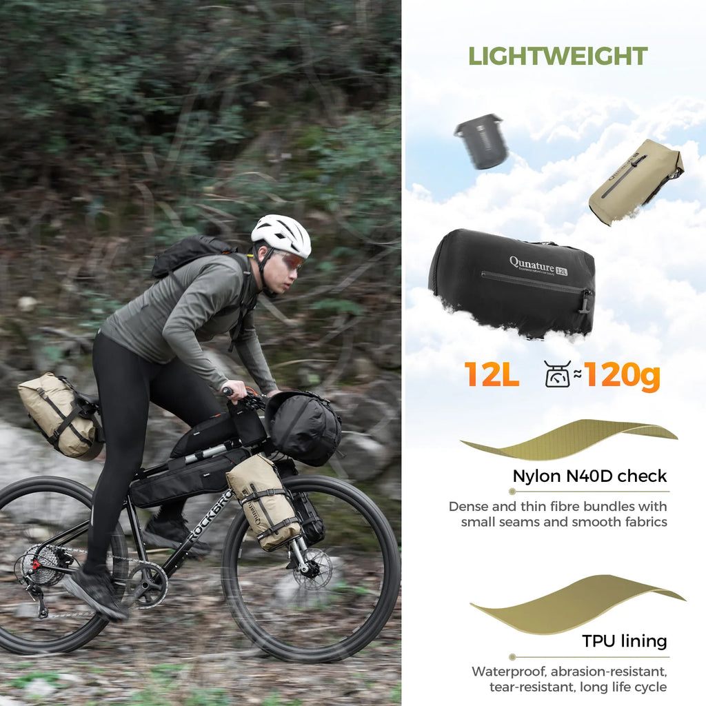 Bikepacking Rear Rack + Waterproof Compression Bag Set