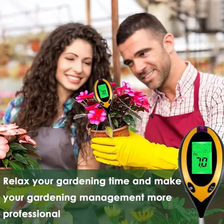 4-in-1 Digital Soil Moisture Meter
