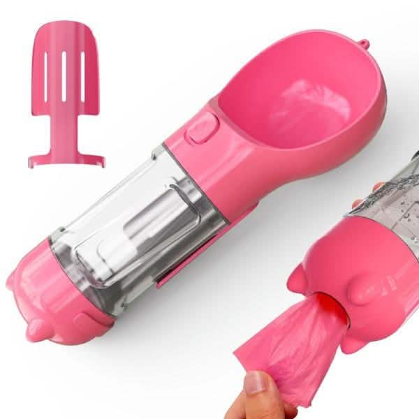 4-in-1 Portable Dog Water Bottle Dispenser