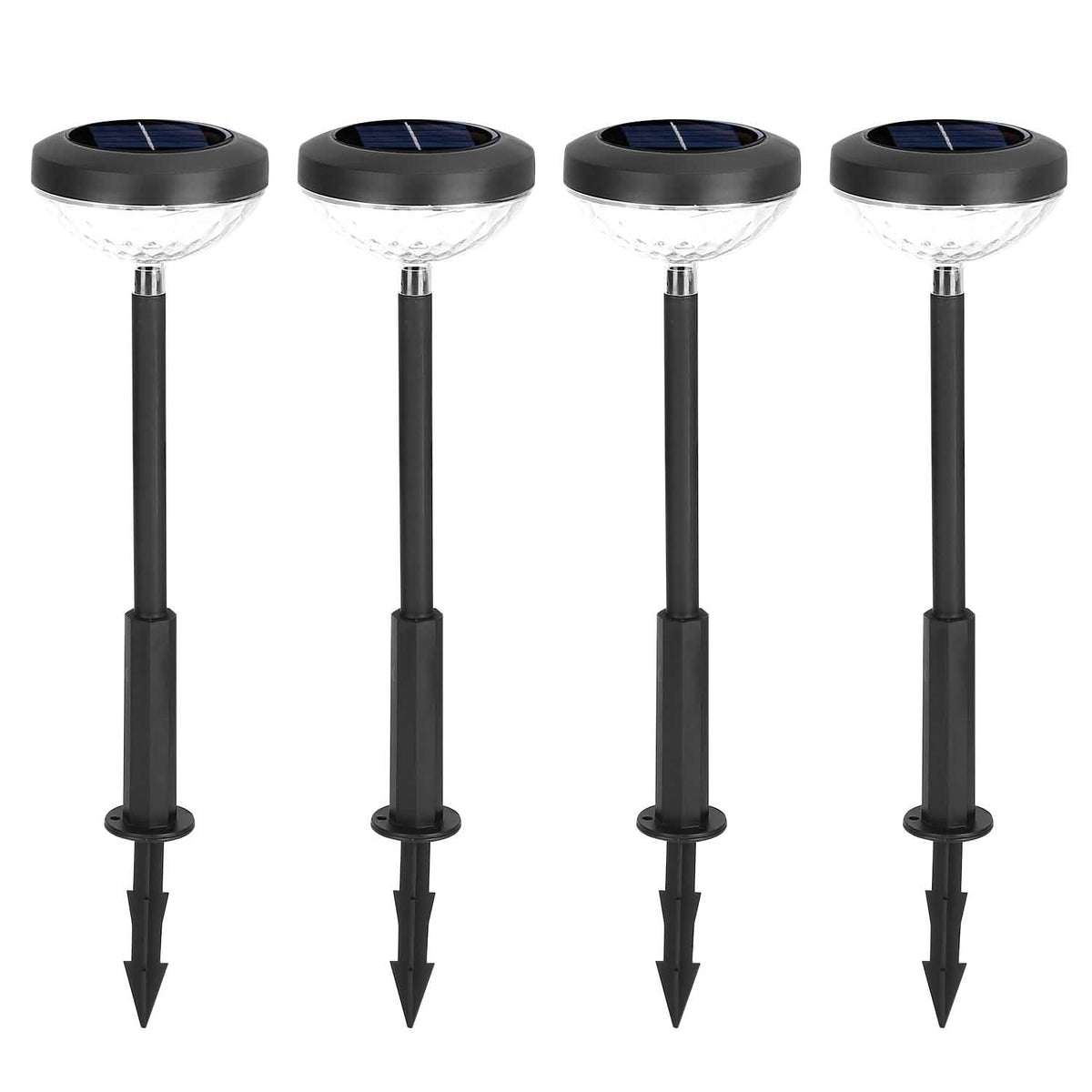 4-Pack: Solar Pathway Color Changing Garden Light