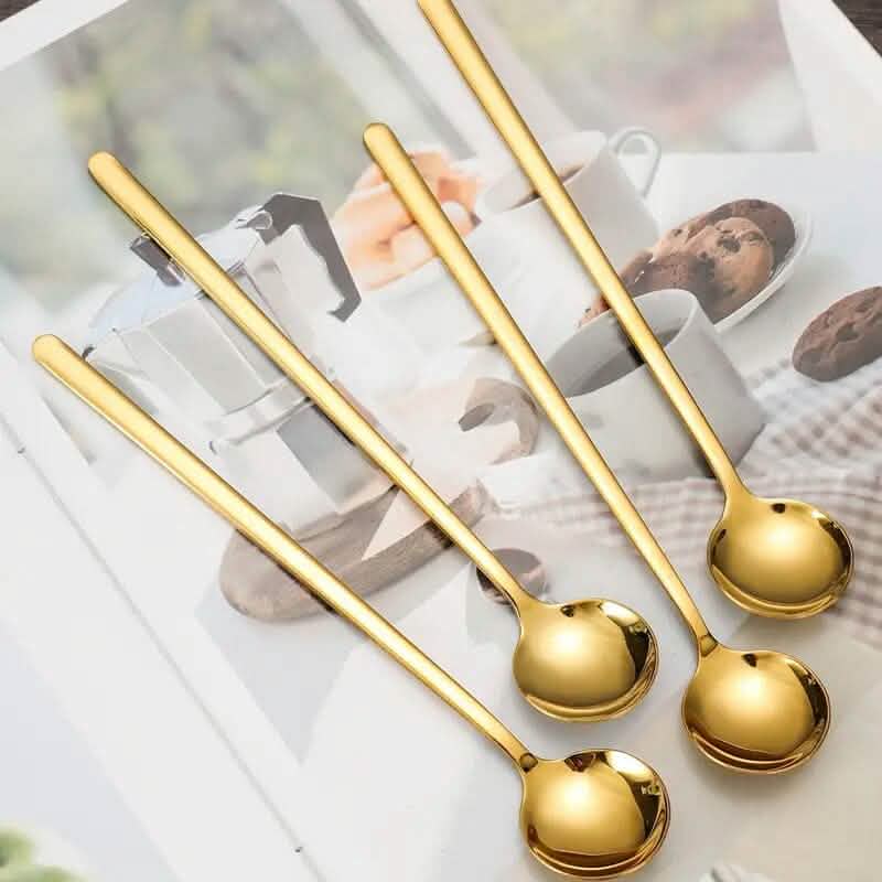 4-Piece: 6.85'' Coffee Espresso Spoons