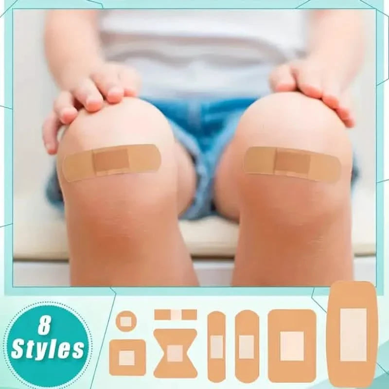 40-Pack: Adhesive Bandages, Assorted Waterproof Breathable Sterile Strips with Non-Stick Pad