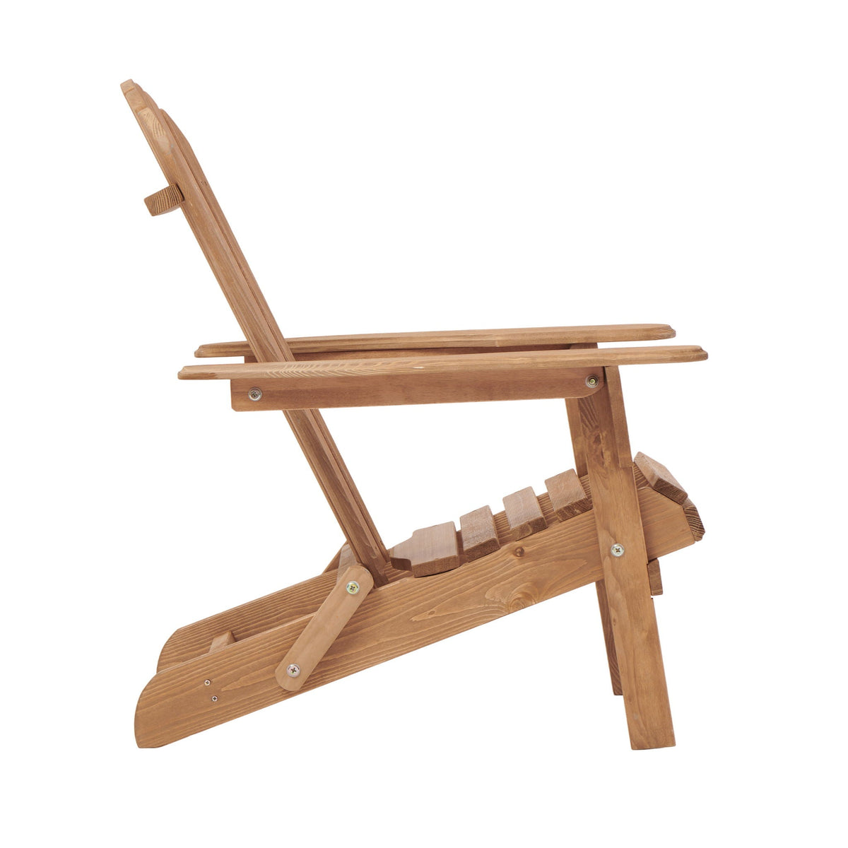 Oversize Outdoor Folding Adirondack Chair, Patio Chair For Garden