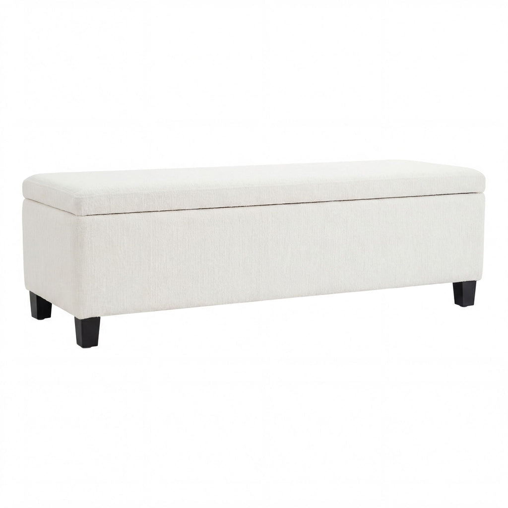 Upholstered Storage Ottoman Bench