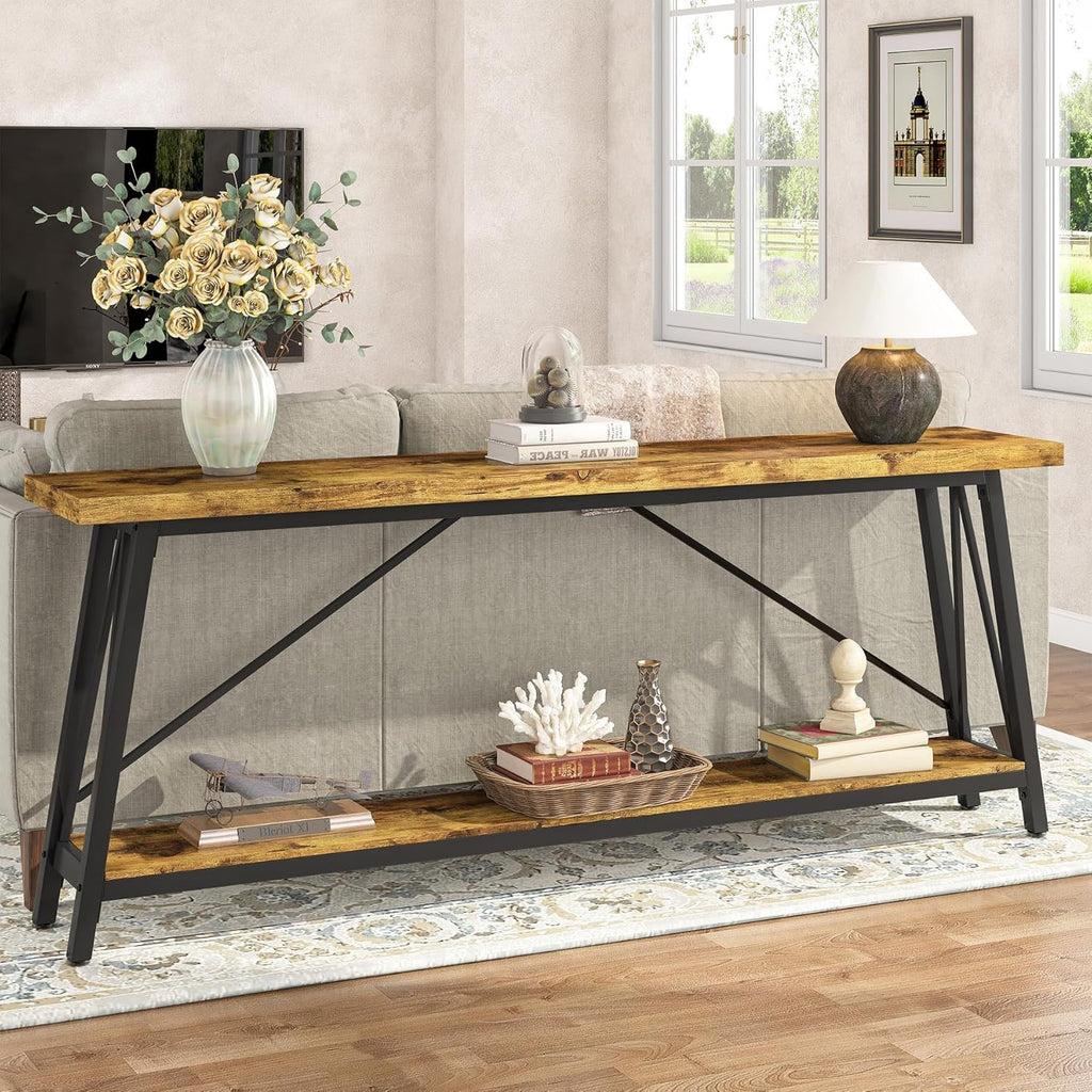 Sofa Table With Frame Extra Long Entryway Console