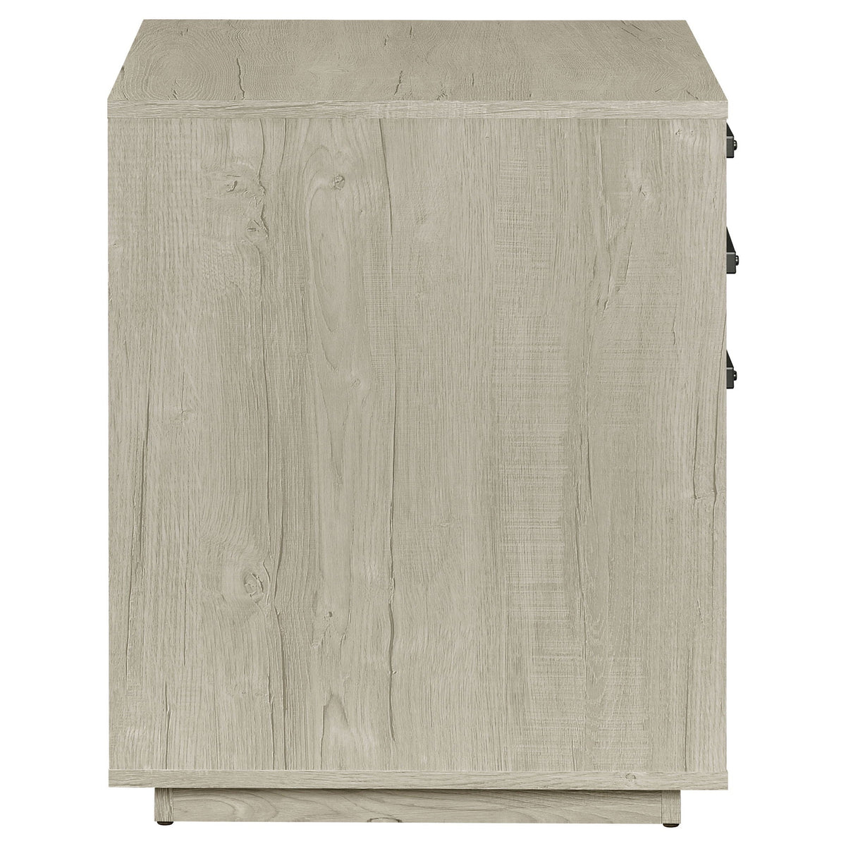 Loomis - 3 Drawer Home Office File Cabinet - White / Gray