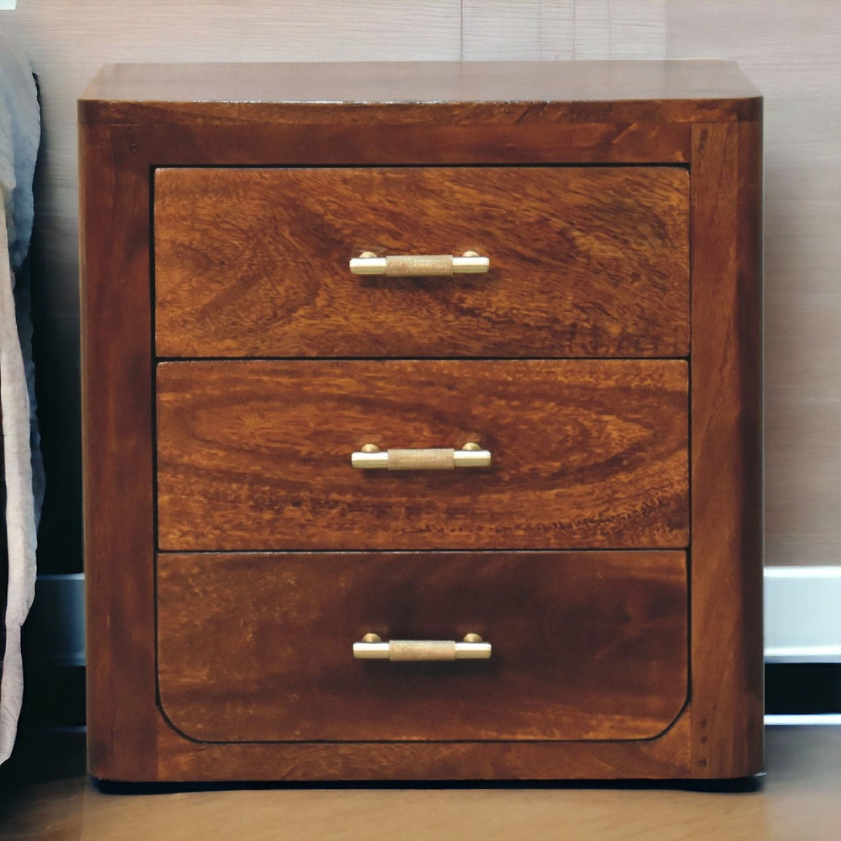 Luca - Nightstand - Brown