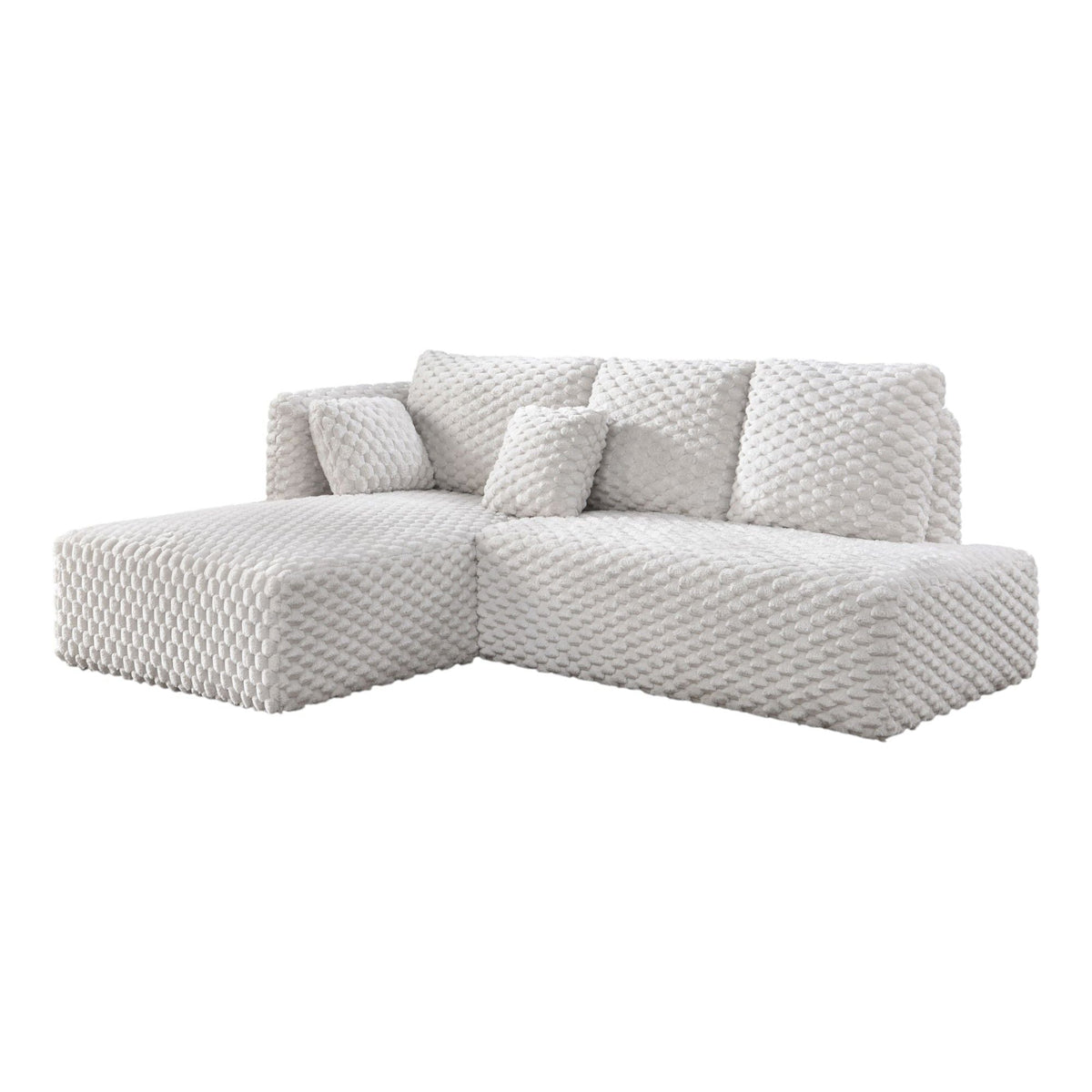 Manya - Sectional Sofa - Ivory