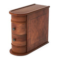 Narrow 2 Drawer End Table