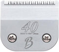 Detachable A Series 40 Blade Dog Grooming Clipper Blades Cuts Length 1/100" 0.25mm Japanese High Carbon Steel Dog Grooming Clipper Replacement Blade | Compatible A5 Series(B40)
