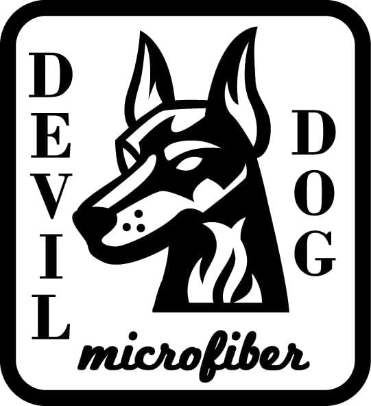 Devil Dog Premium Pet Drying Towel, Ultra-Soft, Highly Absorbent Microfiber Bath Towel for Dogs, Cats, and Other Animals - Gray, Large 24" x 35" 1200GSM 80% 20% Blend