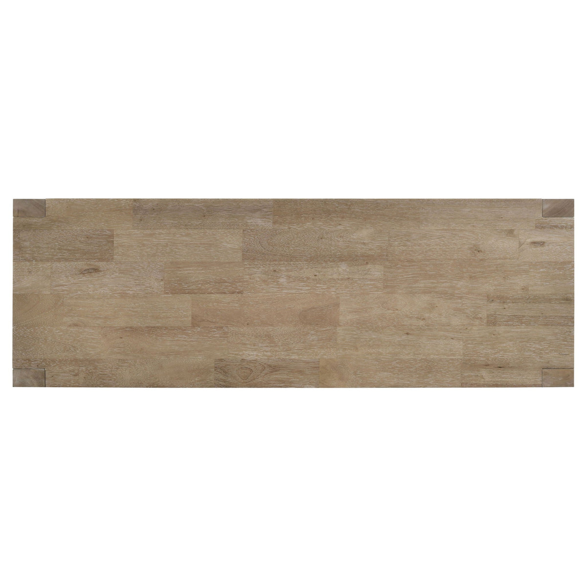 Malvika - Trestle Base Dining Bench - Brown