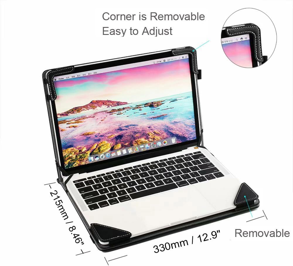 Protective Case Cover Compatible with Dell Latitude 5440,5431,5430,5421,5420 14 Inch Laptop Notebook PC Sleeve Stand Carry Hard Case