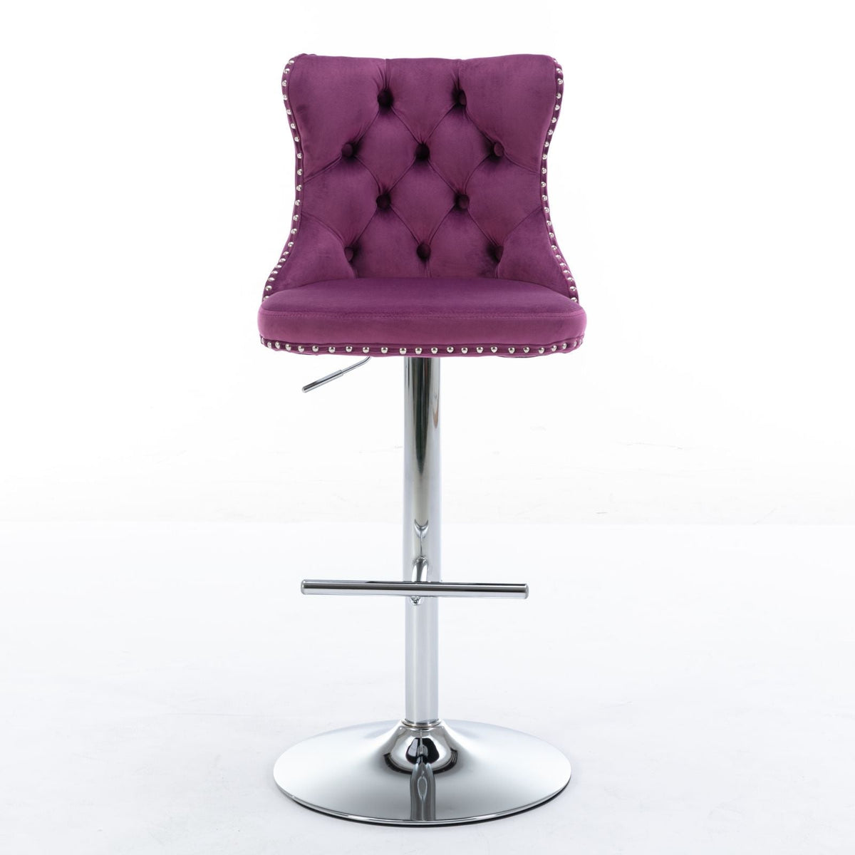 Swivel Adjustable Height Barstools Set of 2