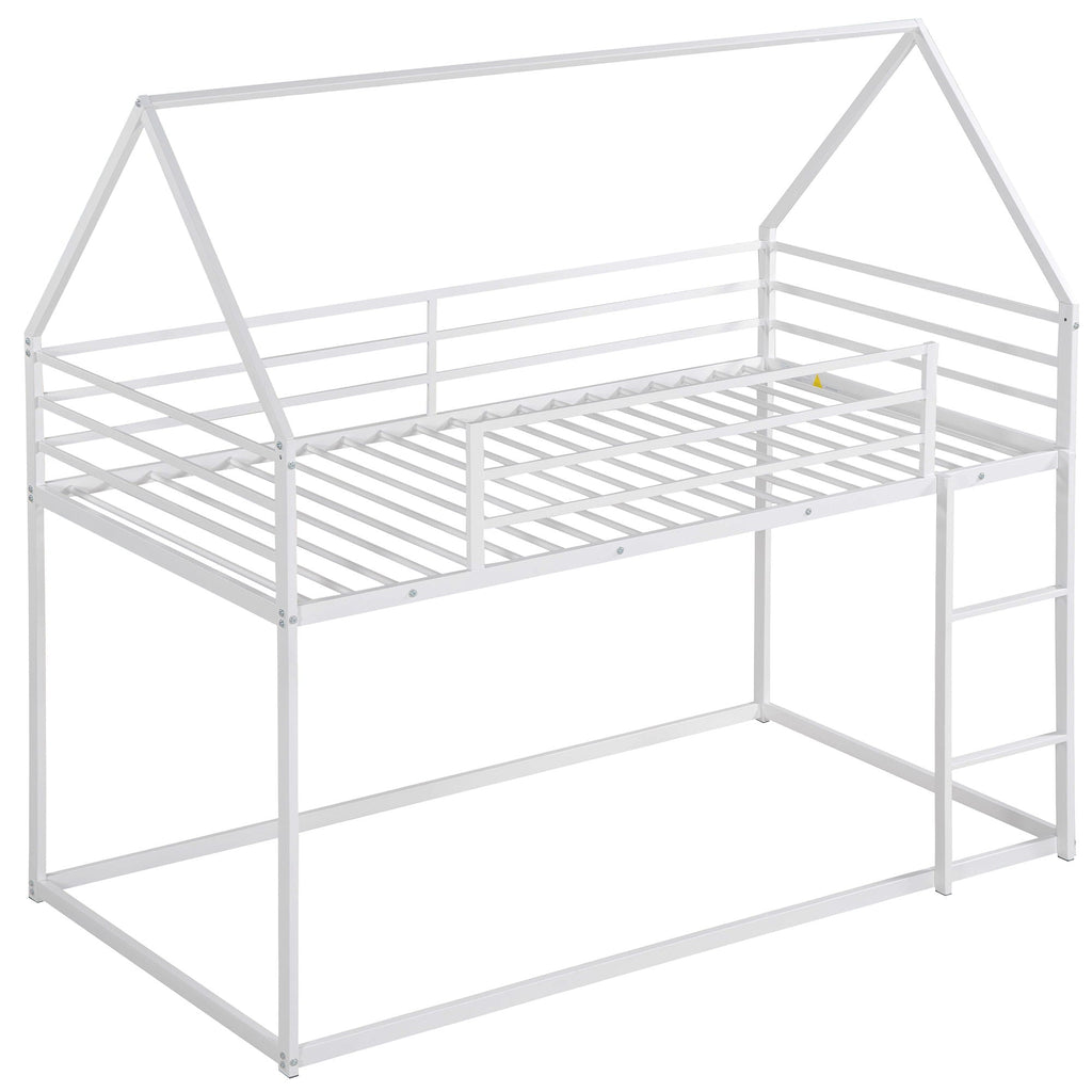 House Bunk Bed With Built In Ladder