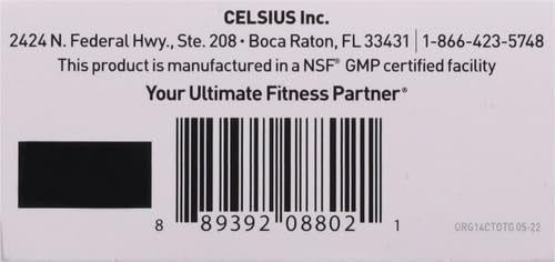 CELSIUS® On-The-Go Powder Sticks Dragonfruit Lime, Essential Energy 2.8 Oz