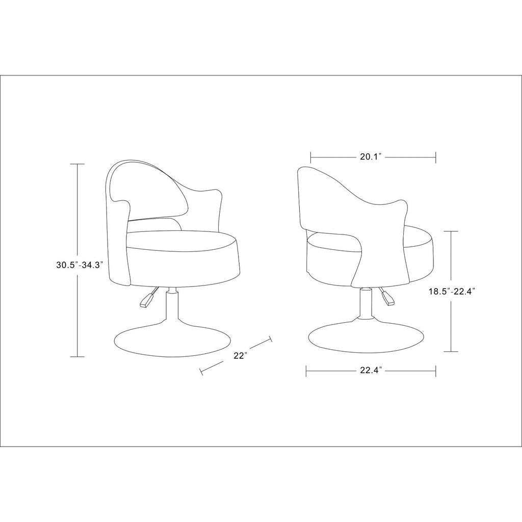 Bopper - Swivel Lounge Chair - White