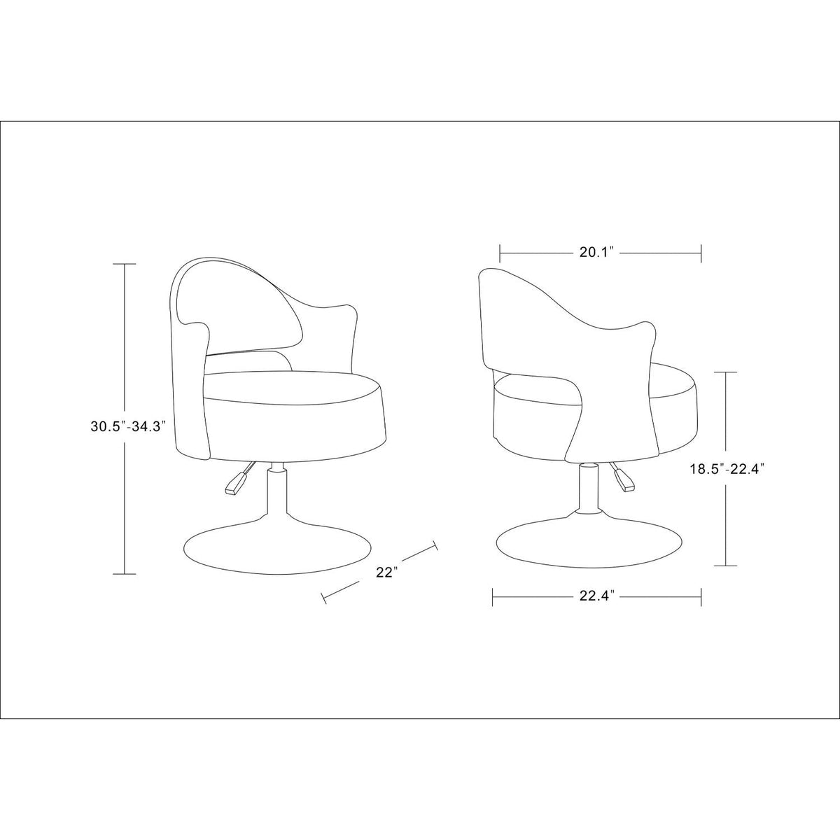 Bopper - Swivel Lounge Chair - White