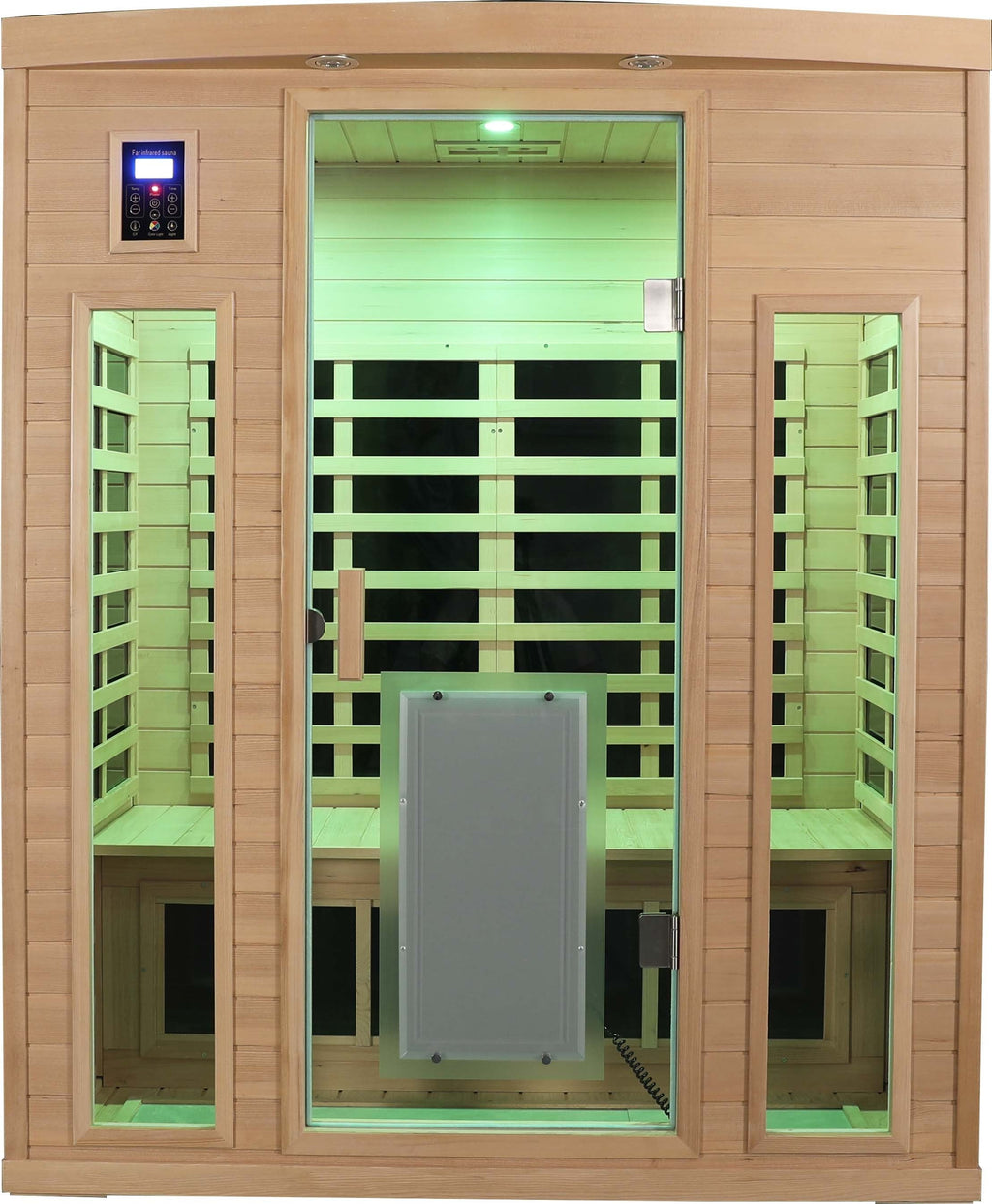 Low EMF Three person Far infrared sauna room (Front & Rear)
