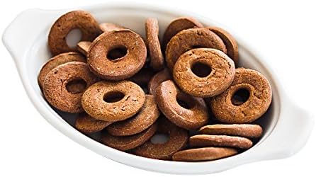 Molasses Ginger Snap Dog Treats – Healthy, Crunchy, Vegan Biscuits with Whole & Real Ingredients – All Natural & USA‐Baked, 4 Pound Bag