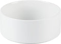 Ceramic Dog Bowl, Food and Water Bowl for Medium Breed Dog, Pet Bowl for Replacement (7.3 inch, Single Bowl, White)
