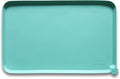 Hoki Found L Silicone Non Slip Pet Food Mats - Cat & Dog Bowl Placemats - Waterproof Feeding Mats for Carpet - Cool Mint