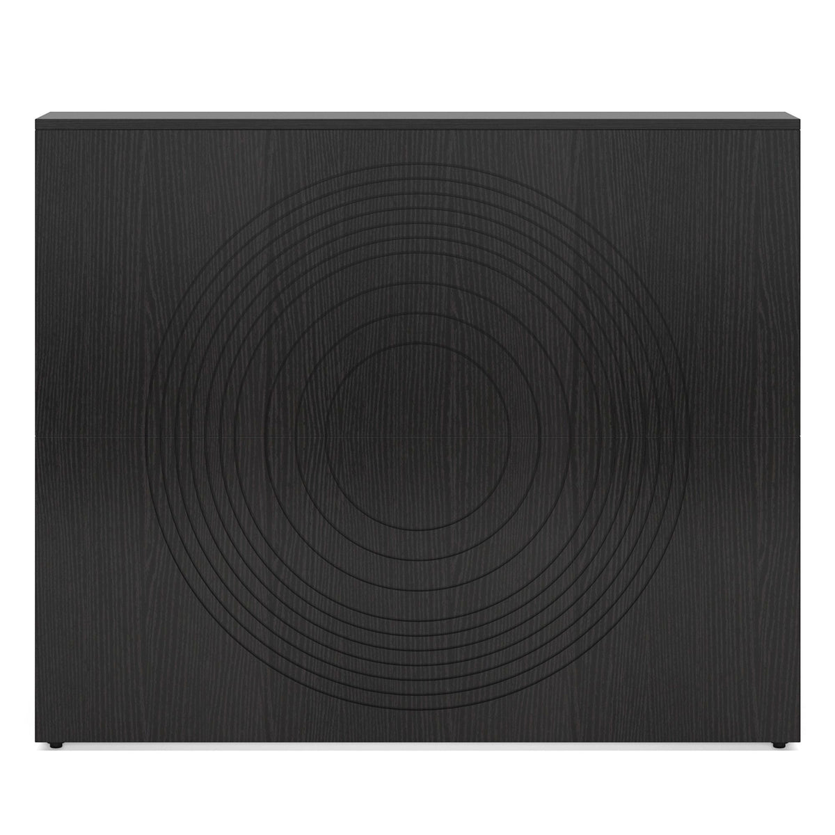 Modern Reception Desk, Front Desk Table With Cable Grommet & Privacy Panels