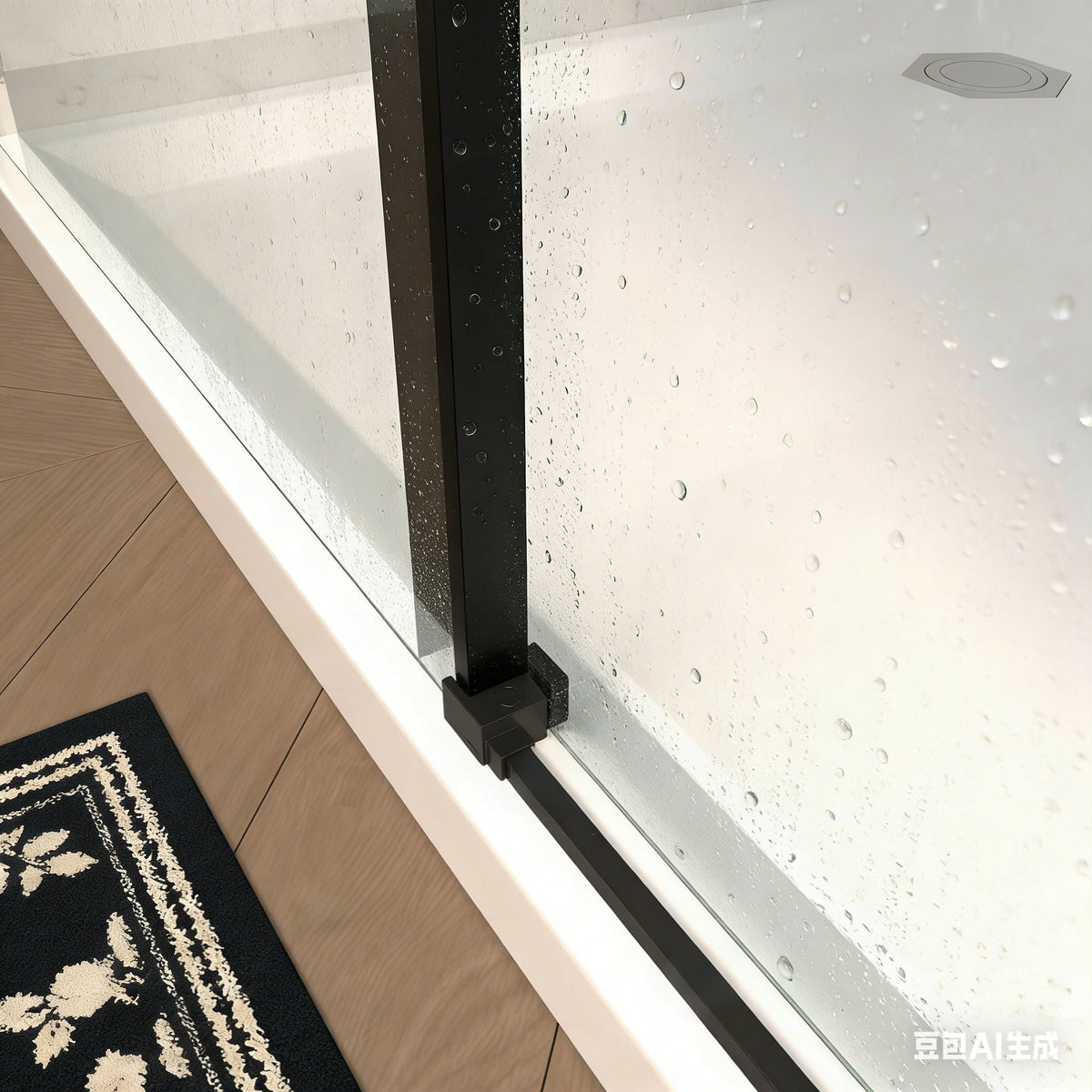 Frameless Single Sliding Shower Door
