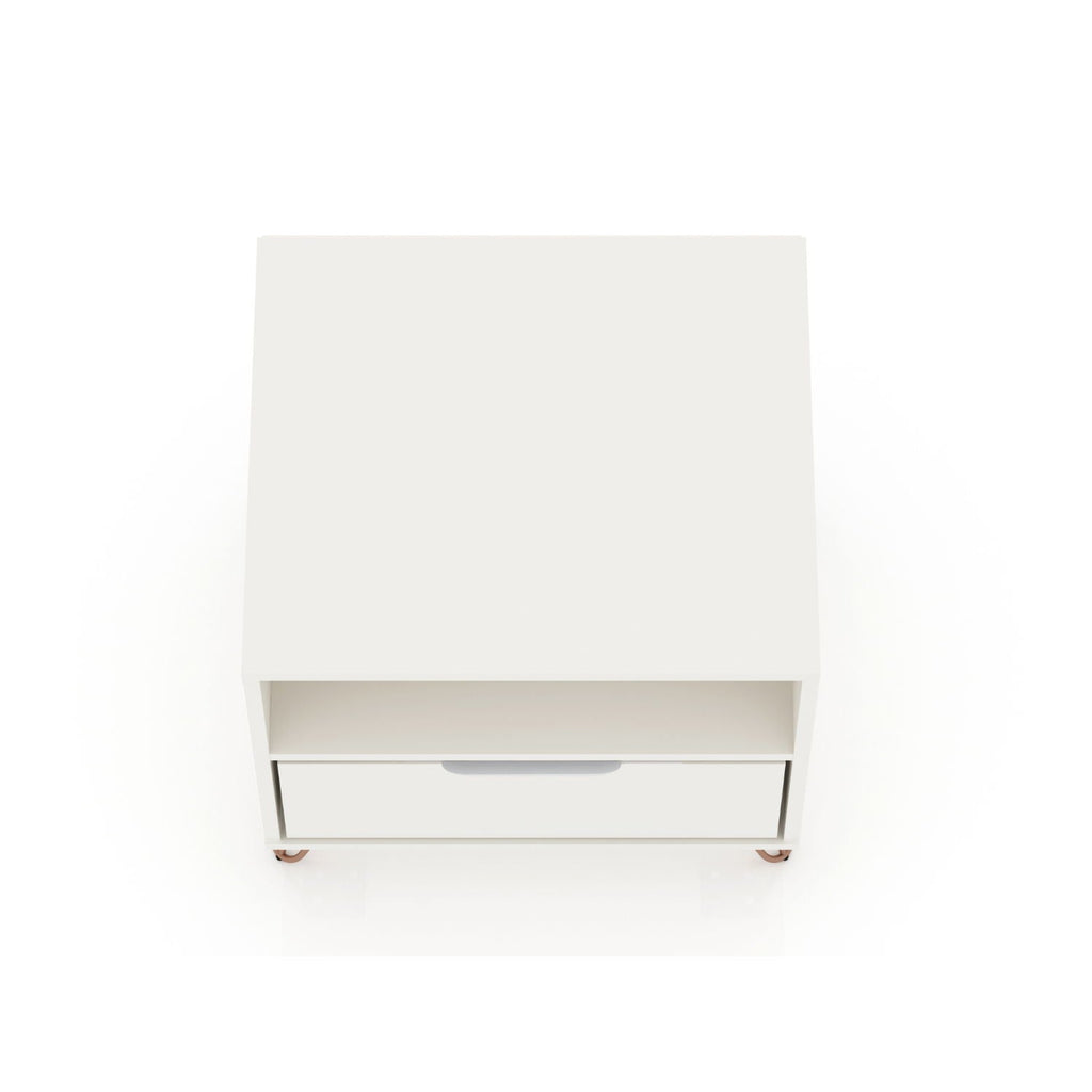 Rockefeller - Nightstand With 1 Drawer - White