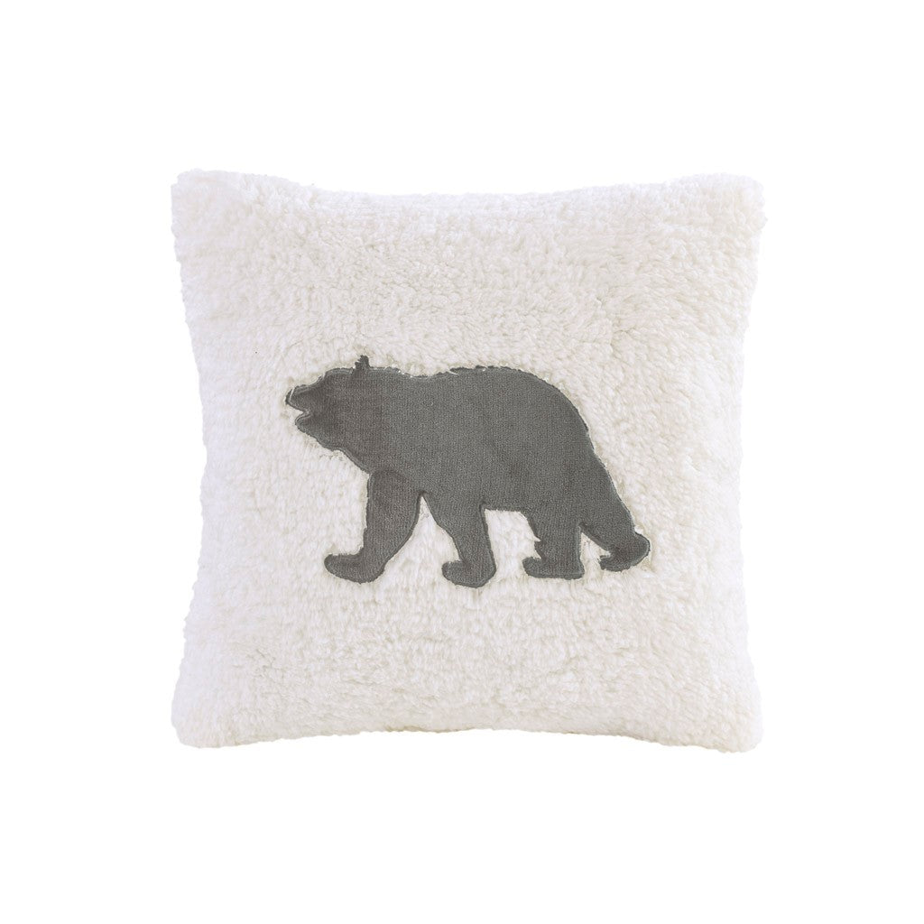 Full/Queen Plush to Sherpa Down Alternative Comforter Set