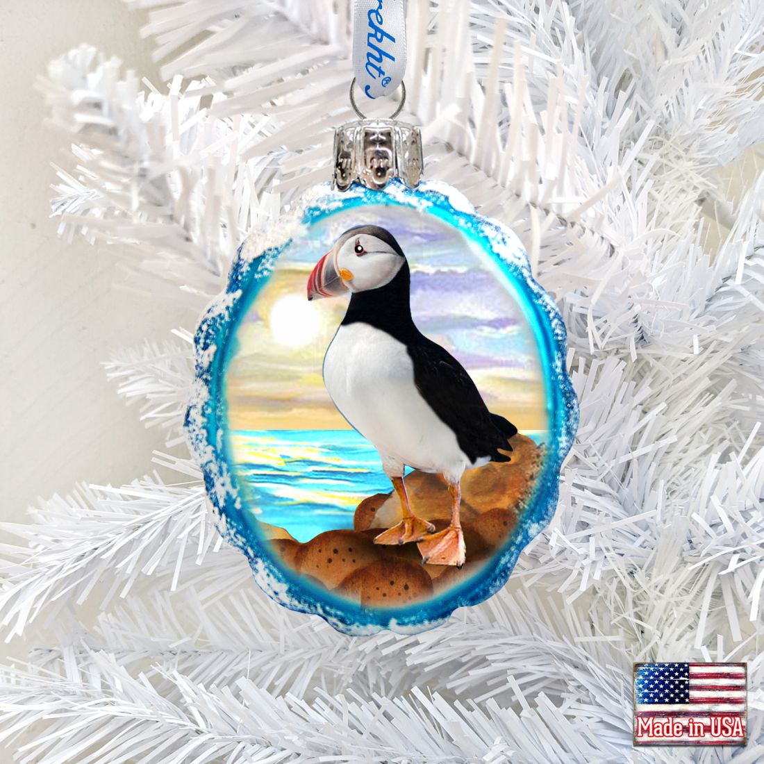 Bird Mercury Glass Ornament by G. DeBrekht - Wildlife Holiday Decor - 771043