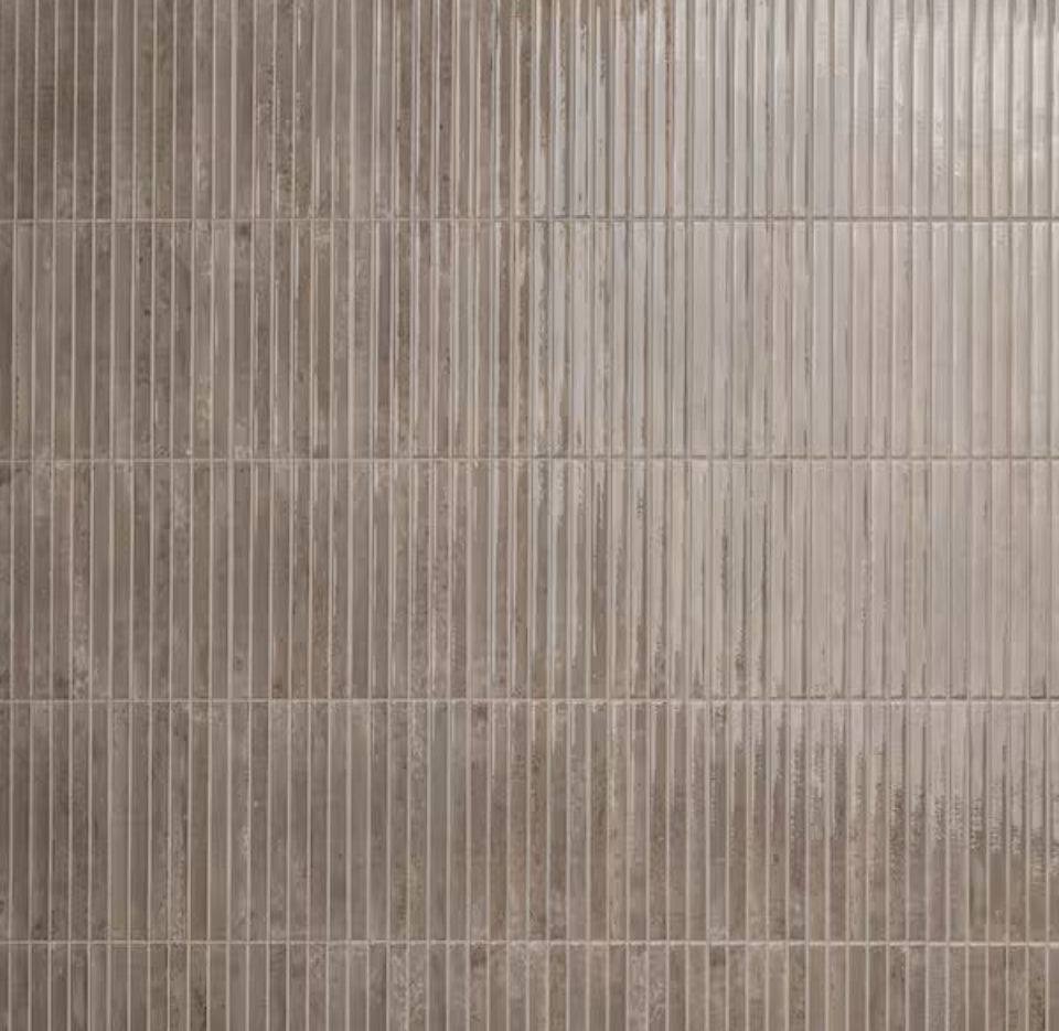 Open Box MSI Princess Grigio 5 in. x 10 in. Polished Porcelain Fluted Subway Wall Tile (8.71 sq. ft. /Case)