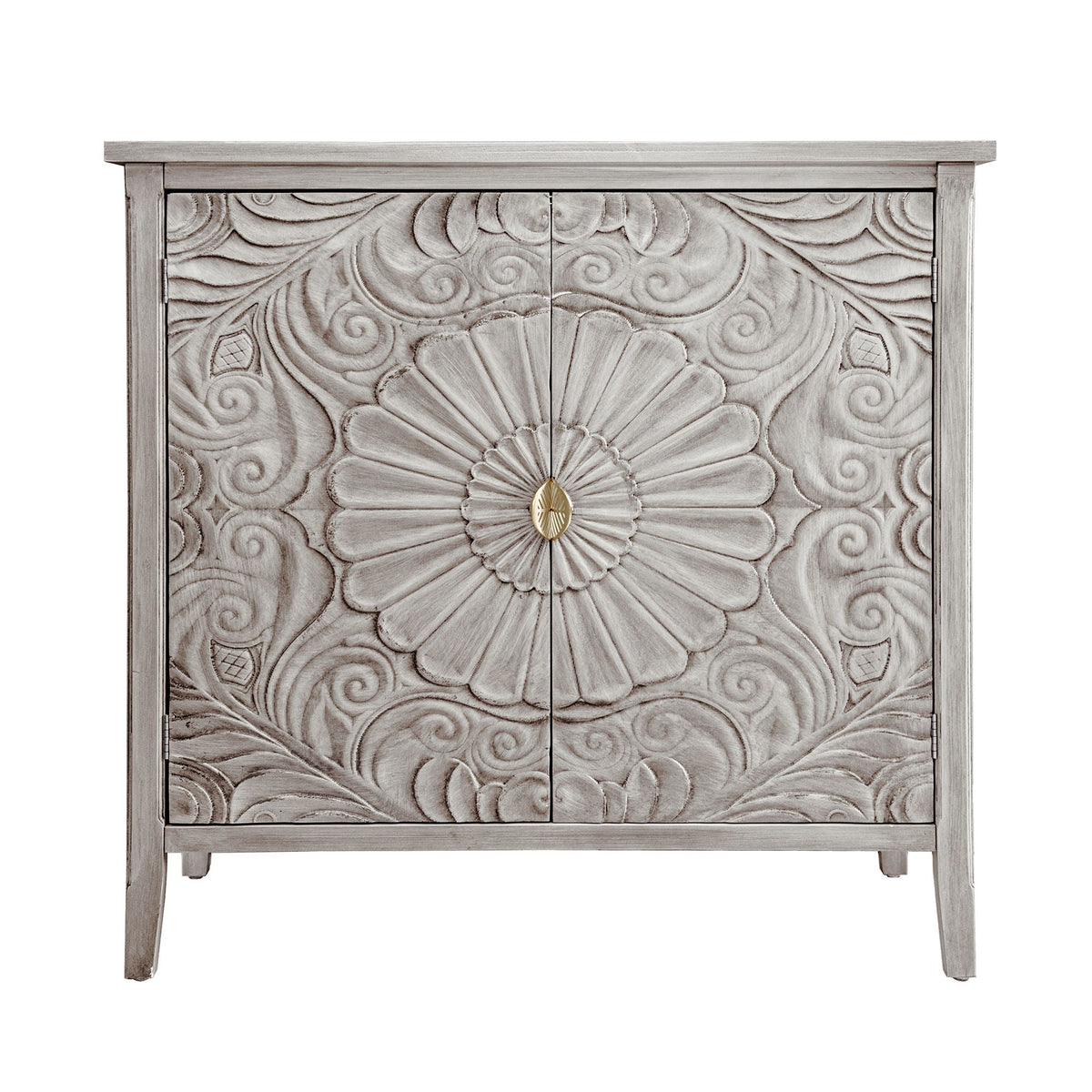2 Door Cabinet, Suitable For Bedroom - Light Gray