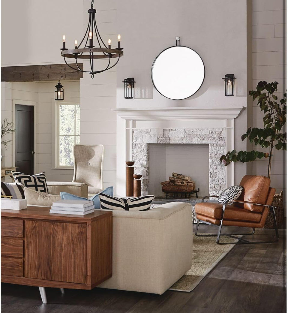Open Box Progress Lighting Boxwood Collection 1-Light Clear Seeded Glass Craftsman Outdoor Small Wall Lantern Light Antique Bronze, 11.75x6.25x6.25