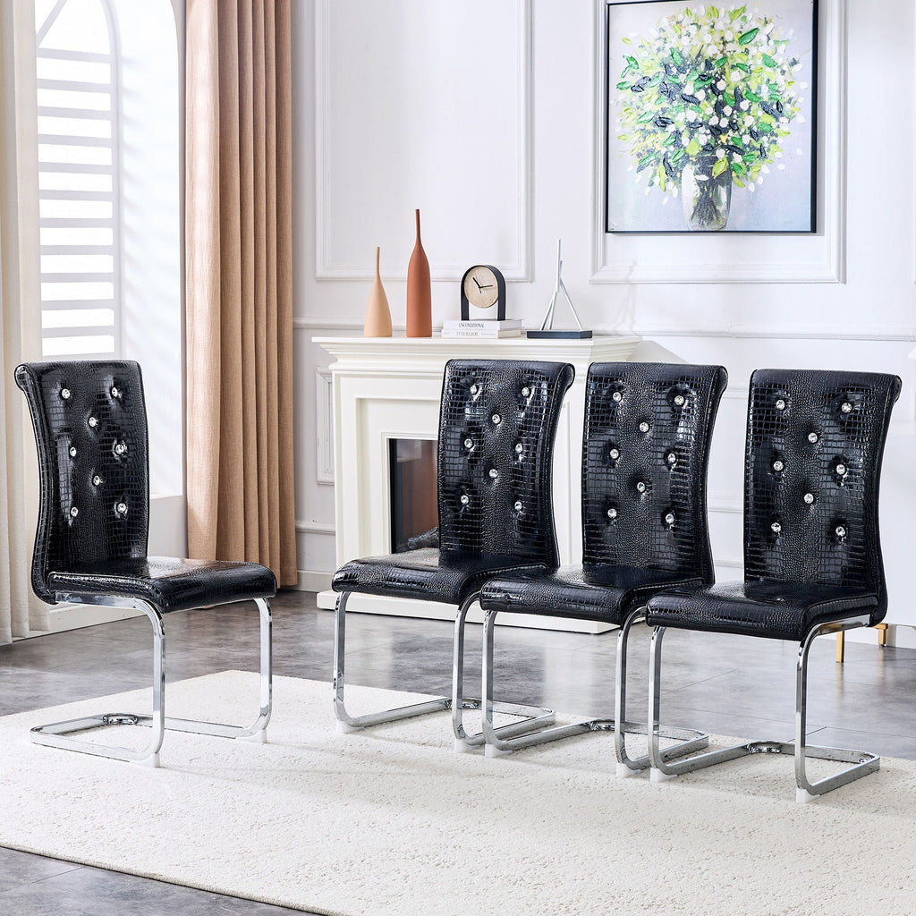 Elegant Design Upholstered Dining Chairs