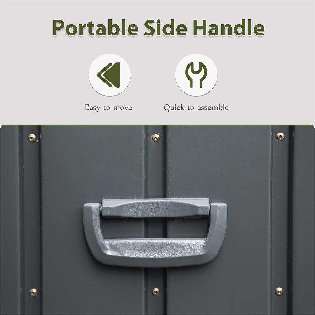 120 Gallon Outdoor Storage Deck Box Waterproof