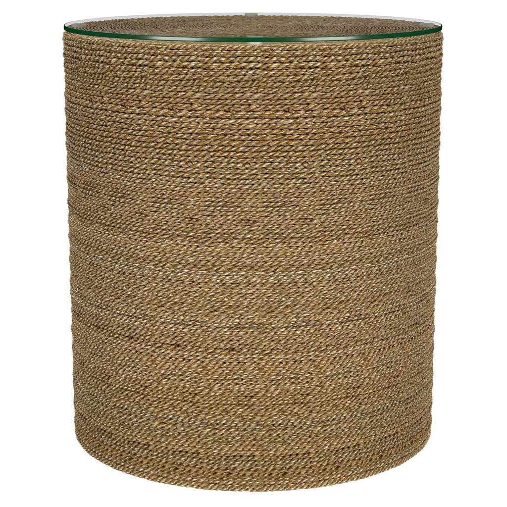 Burma - Round Side Table - Light Brown