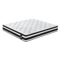 Full Size Hybrid Mattress Breathable Cool Knitted Fabric Cover