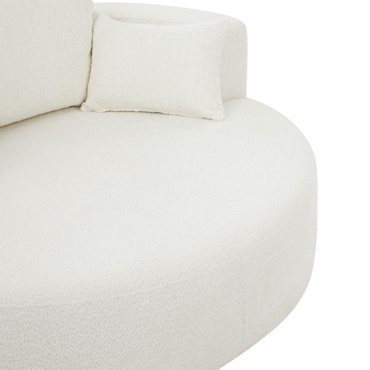 360° Swivel Chair Accent Barrel Chair With Removable Pillows