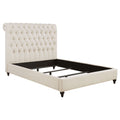 Clemence - Tufted Upholstered Bed With Rolled Back Design