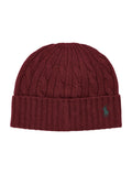 POLO RALPH LAUREN Cable Knit Beanie with Fold-Over Cuff