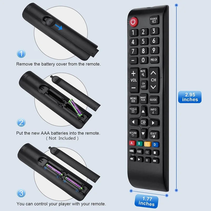 New TV Remote Control Smart TV Replacement Remote Control BN59-01175N for Samsung TV LED 3D Universal