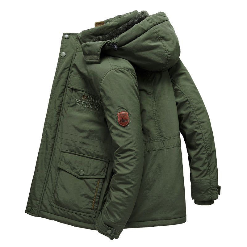 Thick Loose Young Brown Cotton Clothes