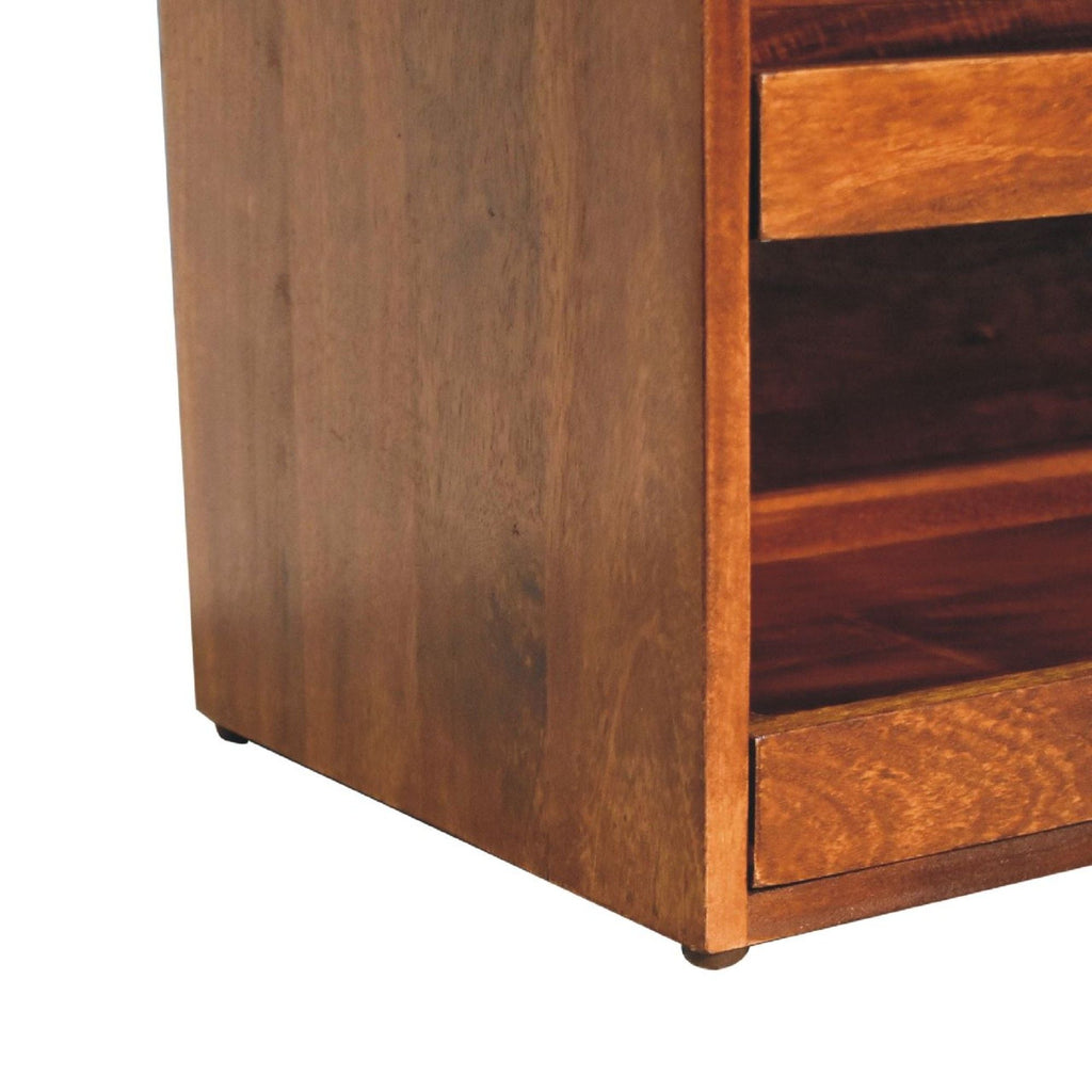 Buffalo - Hide Pull Out Shoe Storage Bench