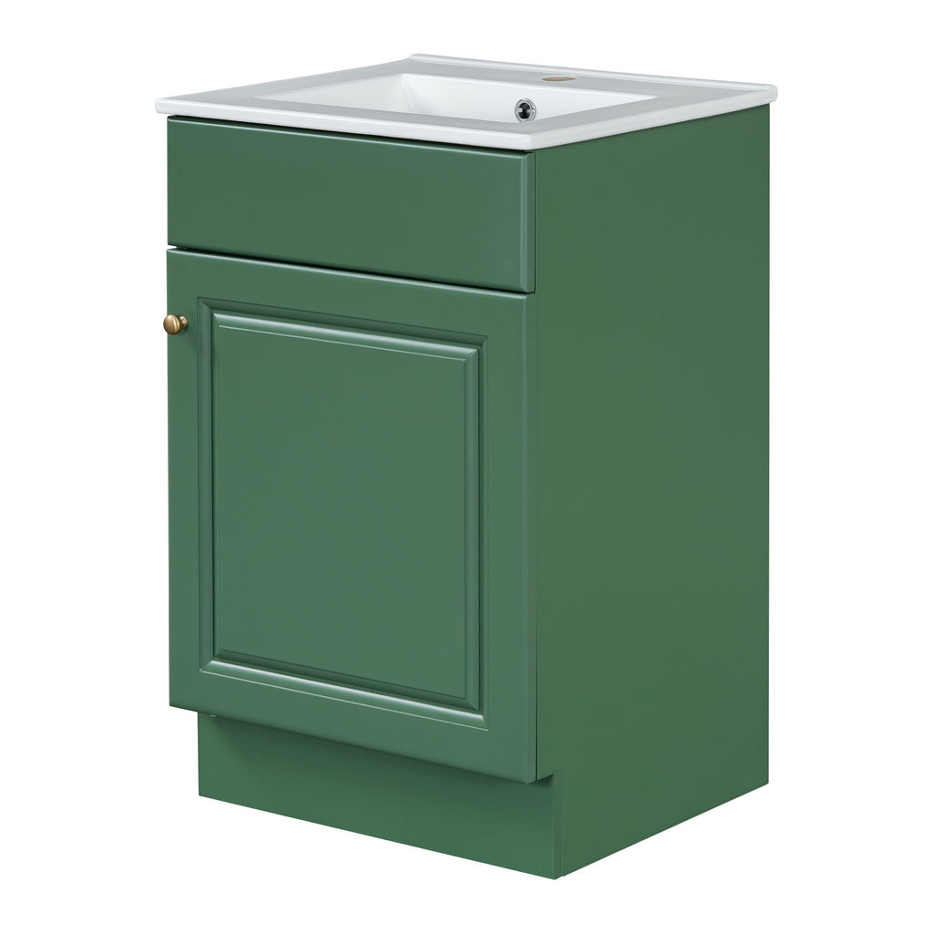 Bathroom Vanity With Sink, Cabinet With Adjustable Shelf
