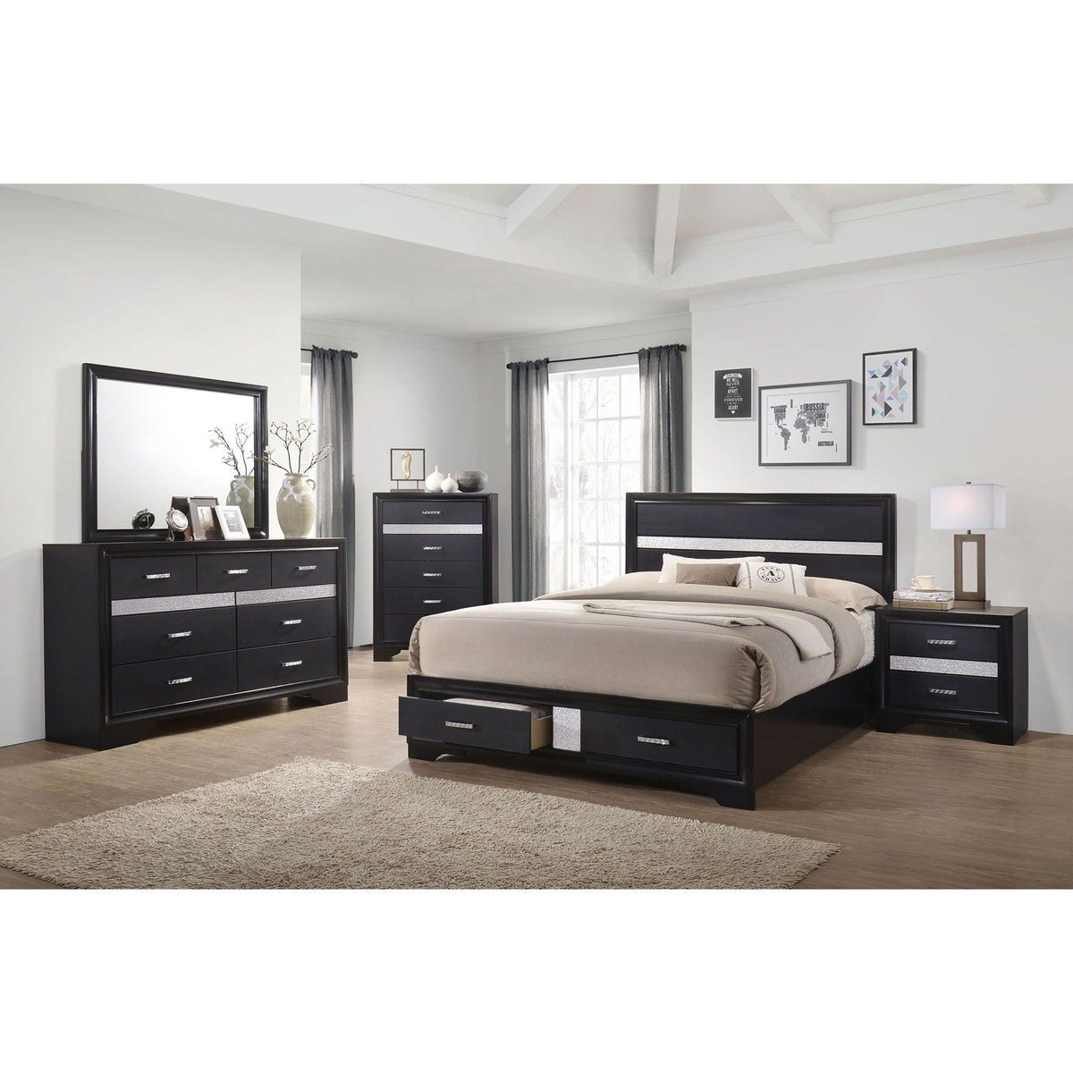 Annie - Panel Bed