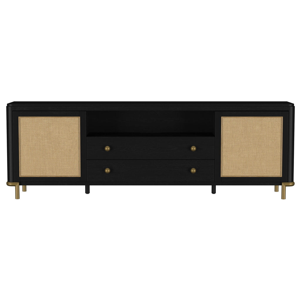 Benson - 2 Door TV Stand With Dual Drawers
